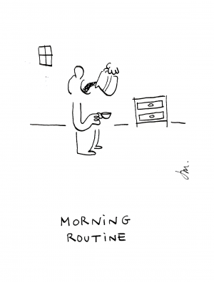 Morning routine – petit format