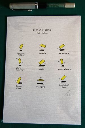 Lasagnes sèches – les tricks
